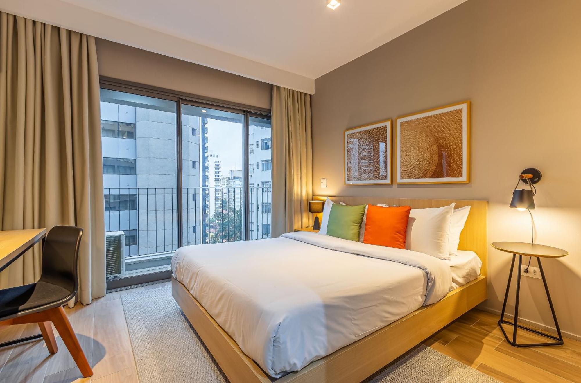 Apartamentos Proximos Ao Masp E A Metros Da Estacao Consolacao E Avenida Paulista - Next Haddock São Paulo Szoba fotó