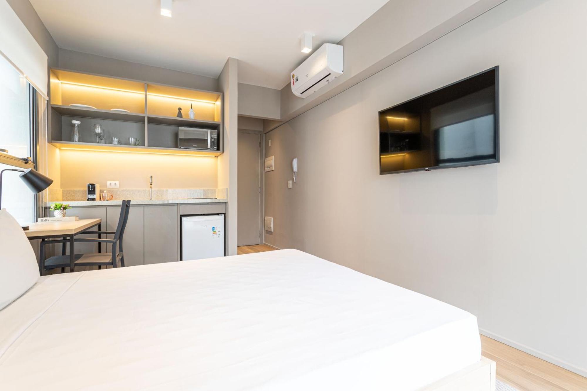 Apartamentos Proximos Ao Masp E A Metros Da Estacao Consolacao E Avenida Paulista - Next Haddock São Paulo Kültér fotó