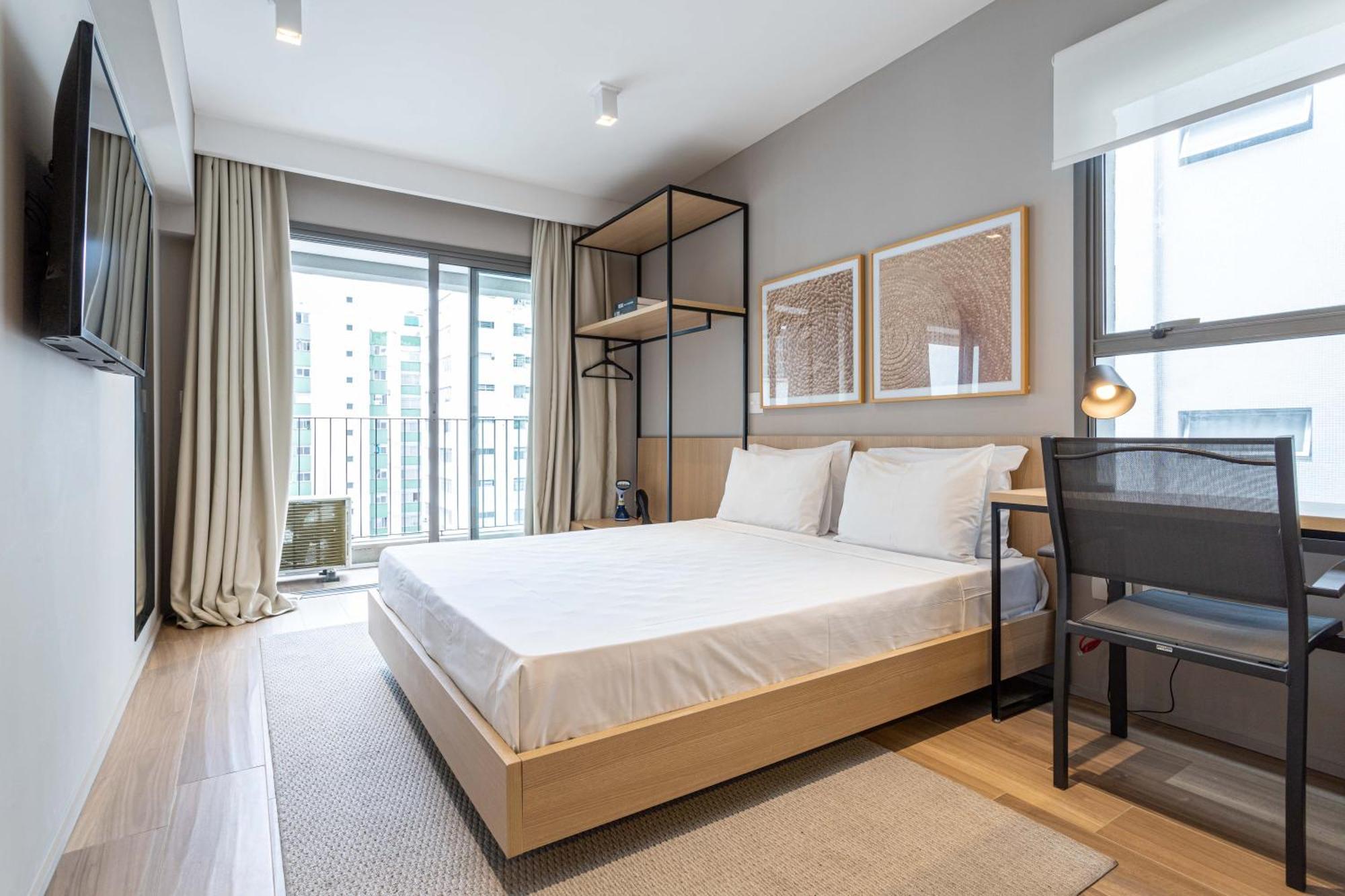 Apartamentos Proximos Ao Masp E A Metros Da Estacao Consolacao E Avenida Paulista - Next Haddock São Paulo Kültér fotó