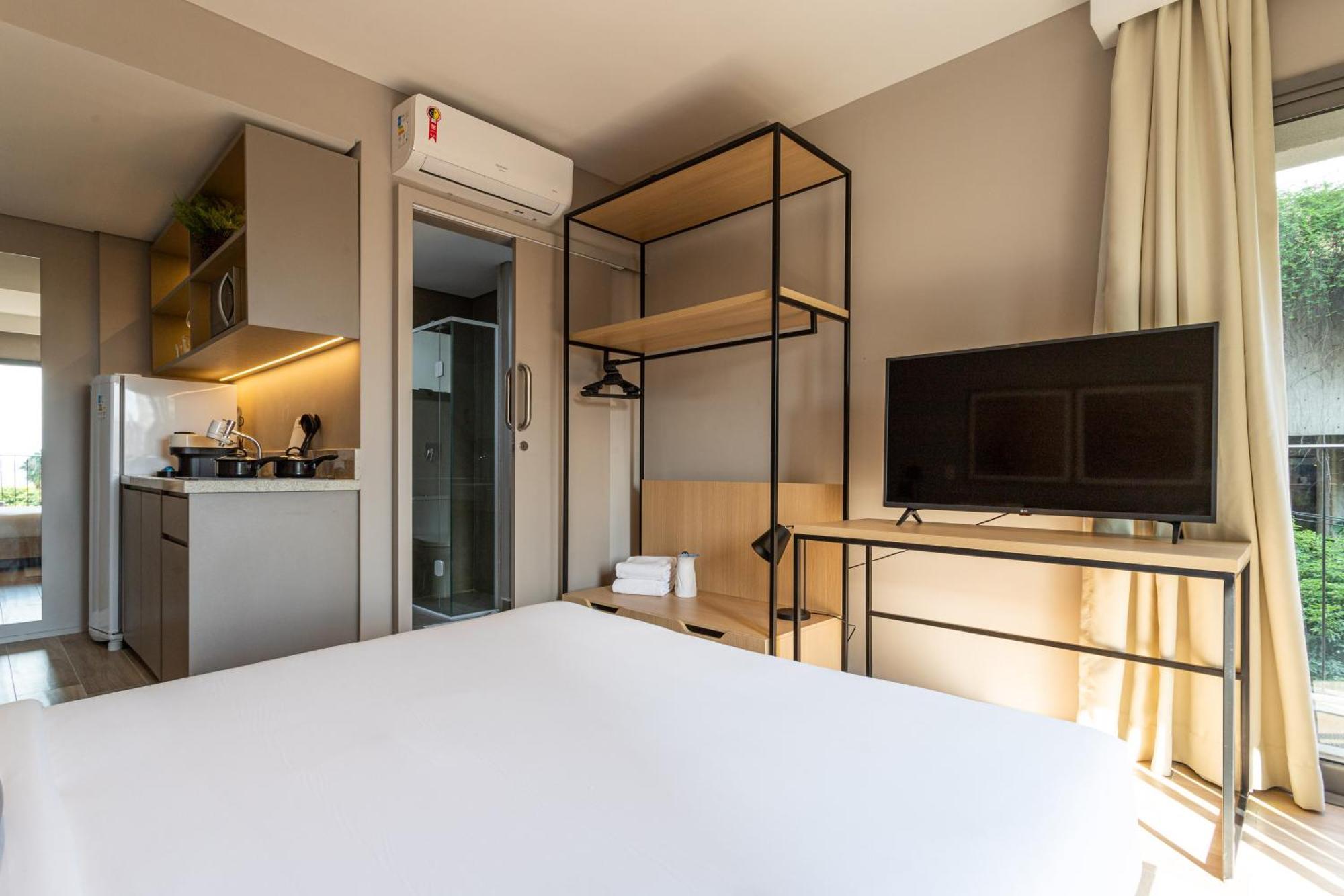 Apartamentos Proximos Ao Masp E A Metros Da Estacao Consolacao E Avenida Paulista - Next Haddock São Paulo Szoba fotó