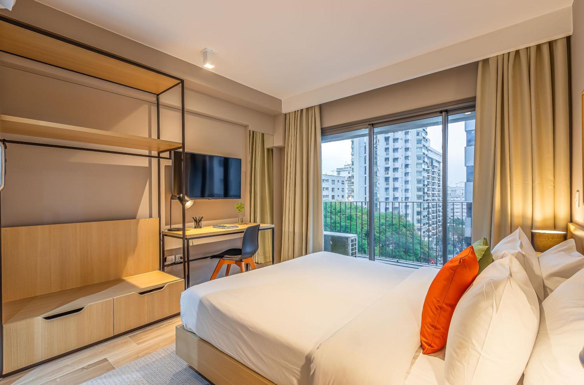 Apartamentos Proximos Ao Masp E A Metros Da Estacao Consolacao E Avenida Paulista - Next Haddock São Paulo Szoba fotó